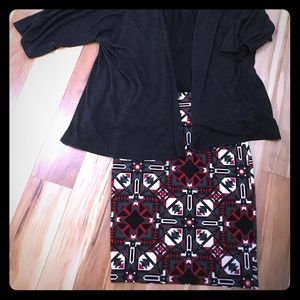 Lularoe Cassie pencil skirt size S